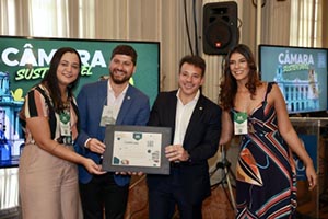 Câmara do Rio recebe influenciadores parceiros do meio ambiente