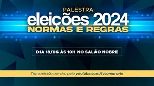 Eleições 2024: palestra tem inscrições encerradas, e será transmitida pelo Youtube